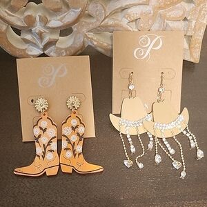 Cowgirl Gold Earrings